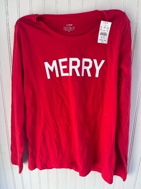 J. Crew Red Collector Tee